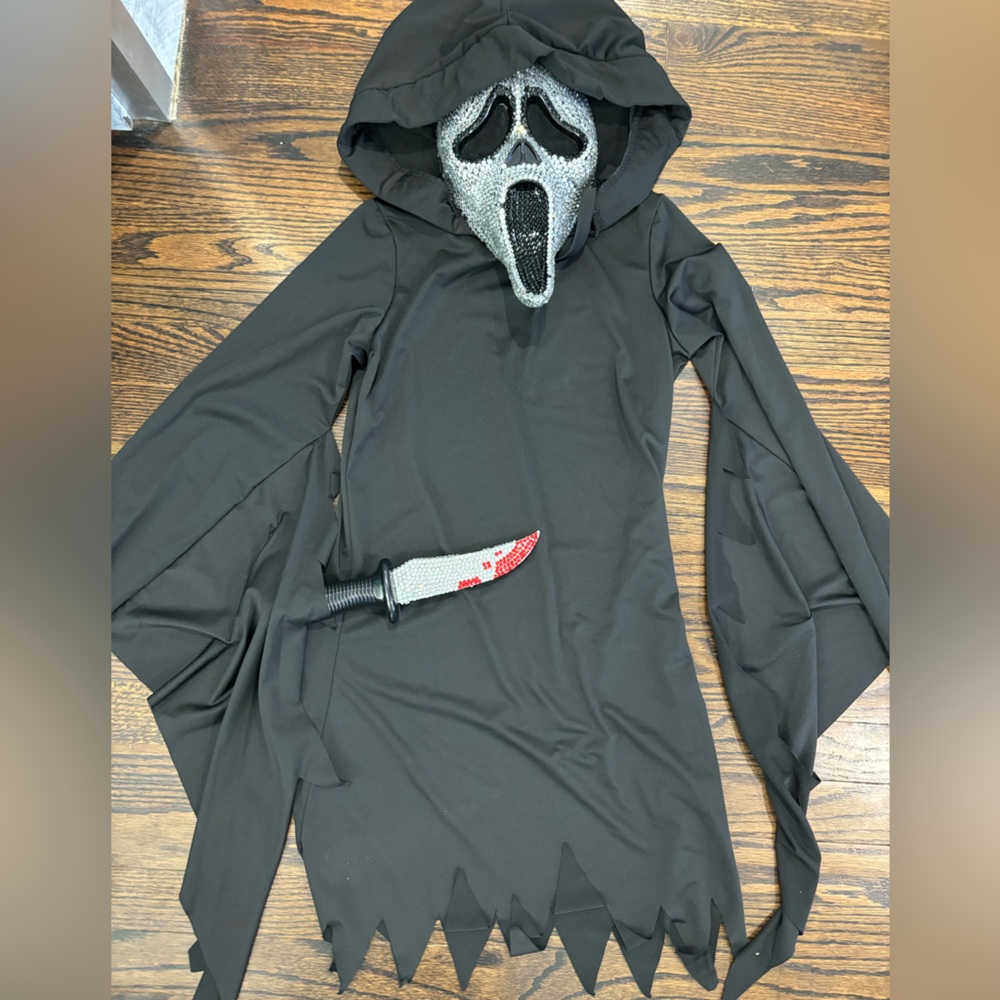 Youth bling scream Halloween costume